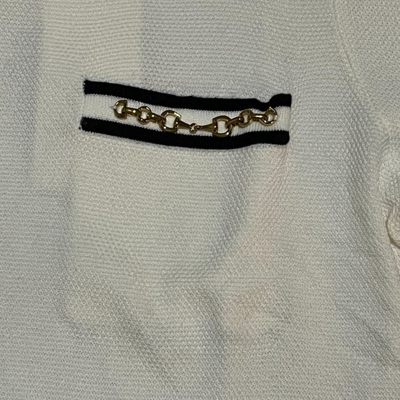 preloved Gucci Off-White wool Horsebit Dress SZ M - Picture 2 of 10